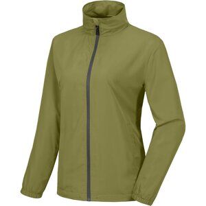 Women's Lightweight Windbreaker Jacket Breathable Windproof Jacket Hiking Runnin
